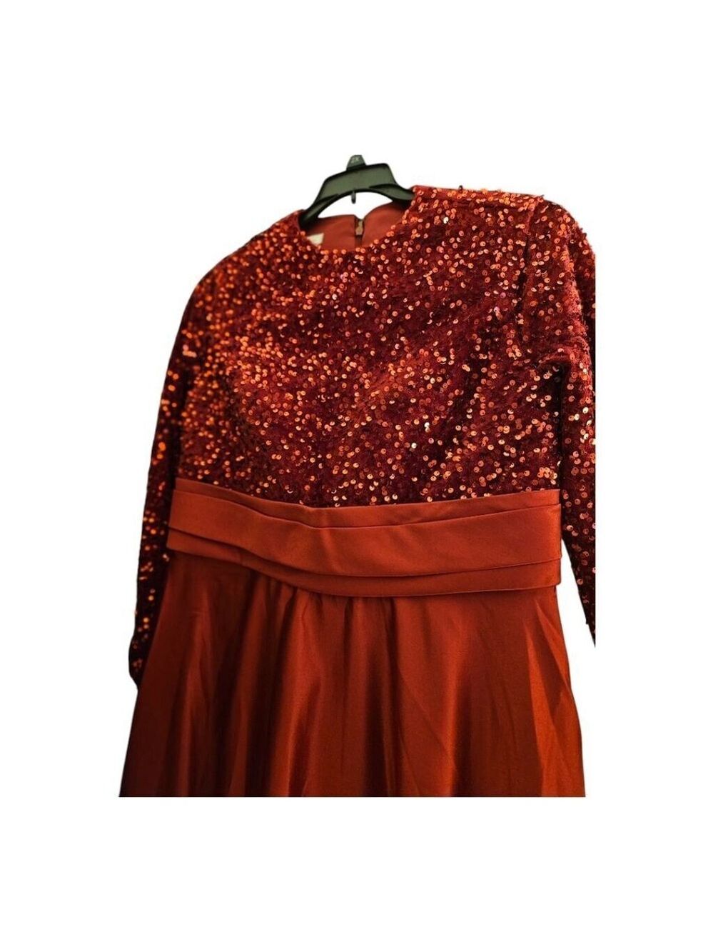 LanTing Wedding Dress, M, Red - Picture 12 of 14